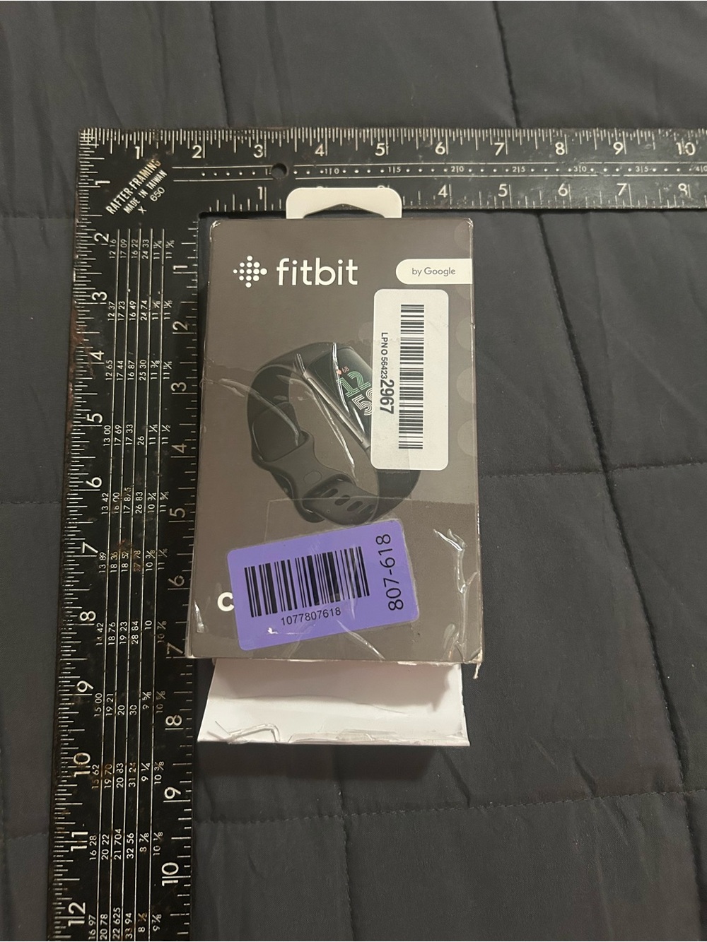 fitbit charge 6 Black Activity Tracker with Branded Packaging